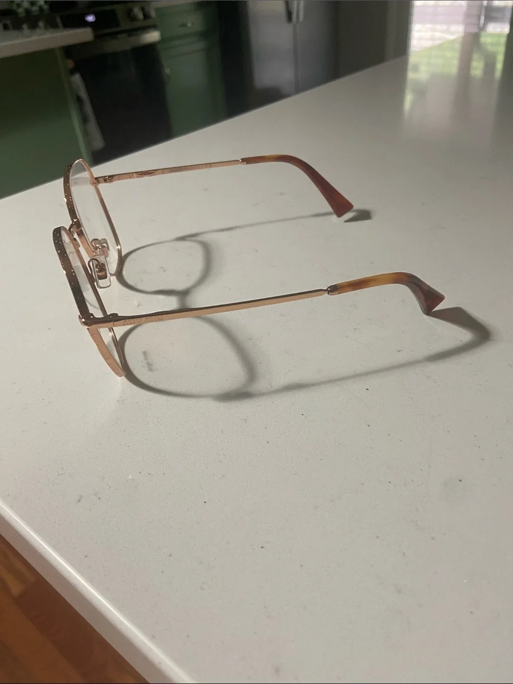 Miu Miu Rose Gold Metal Frame Women's Glasses Brand new without tags retail 350
